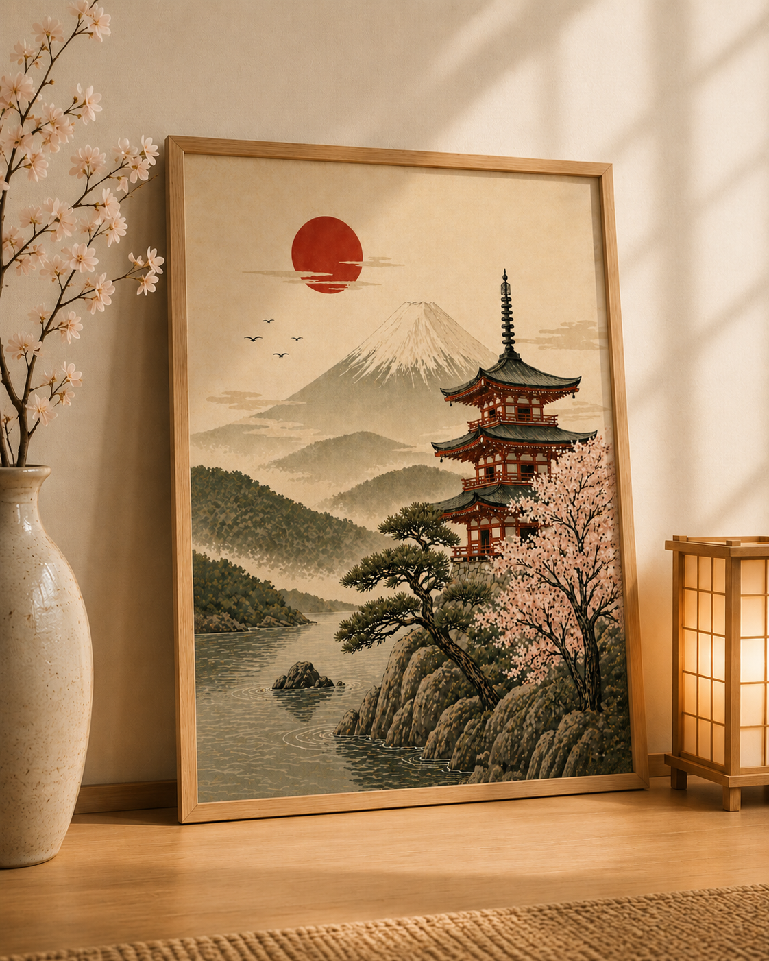 Affiche Évasion japonaise Temple Caché