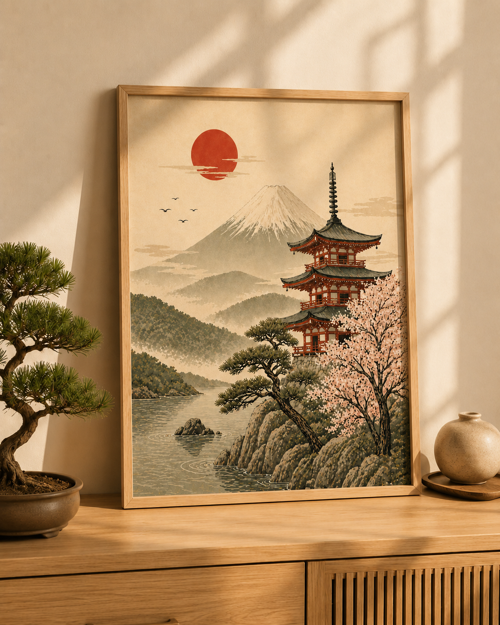 Affiche Évasion japonaise Temple Caché
