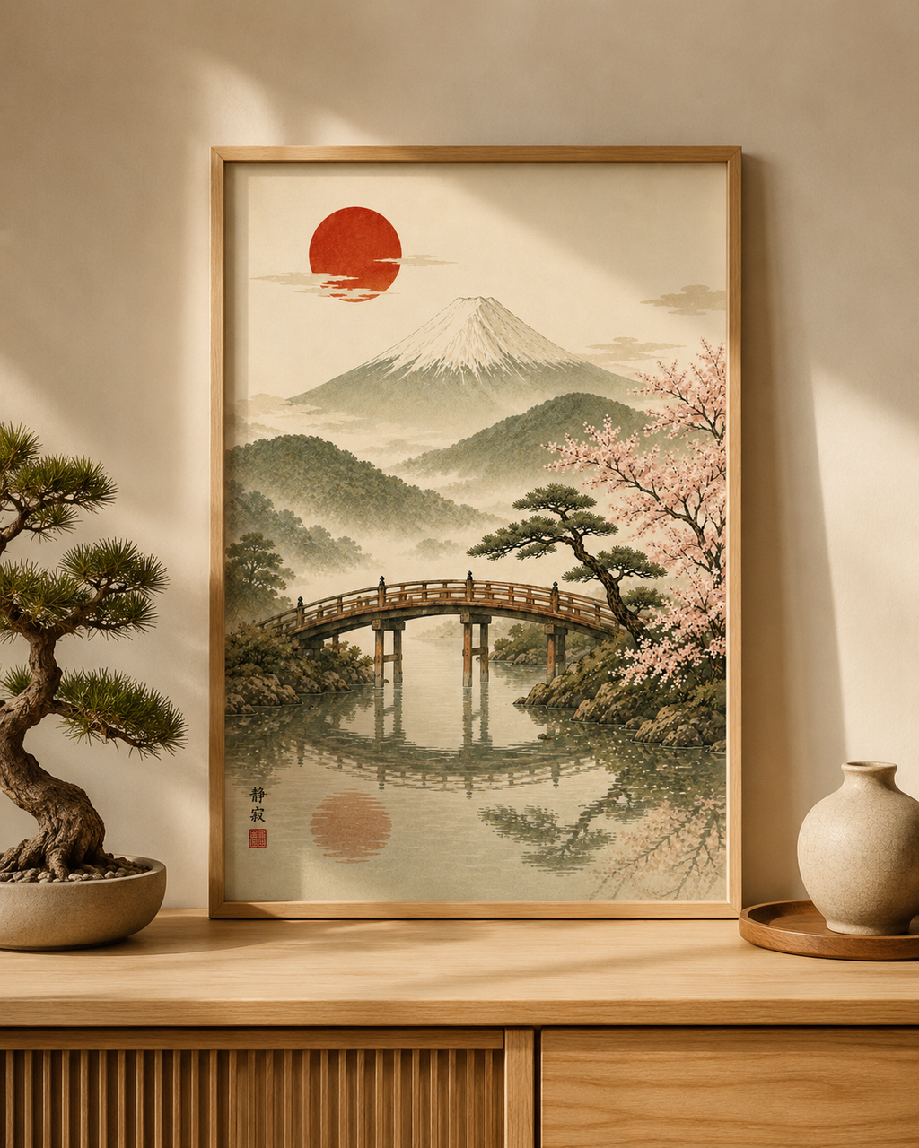Affiche Évasion japonaise Pont Japonais